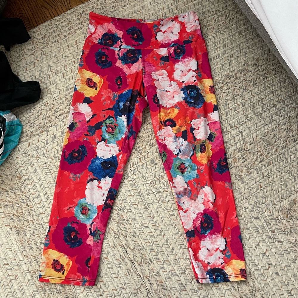 Floral active leggings